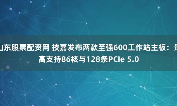 山东股票配资网 技嘉发布两款至强600工作站主板：最高支持86核与128条PCIe 5.0